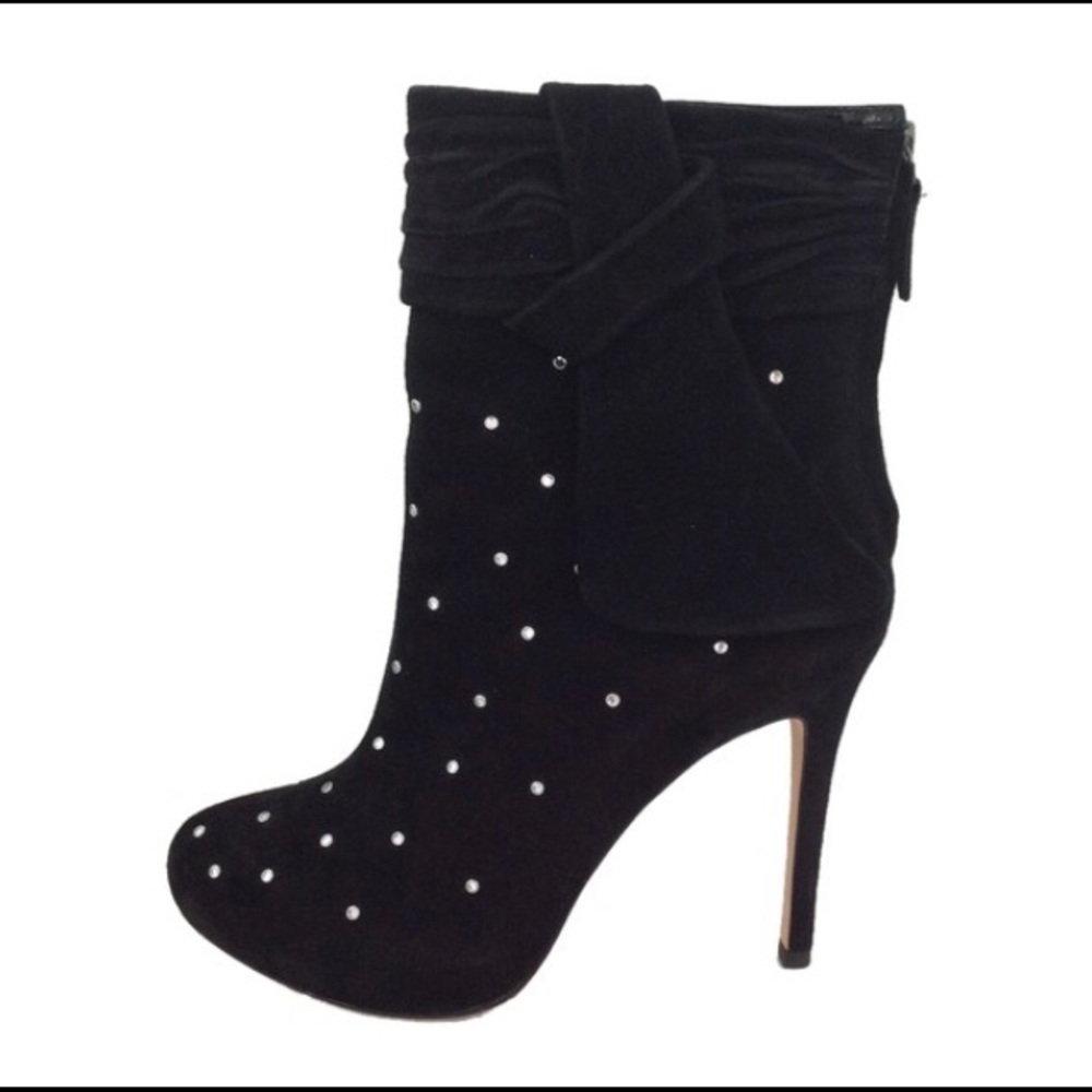 Ann Taylor Adriana Studded black booties - 7.5
